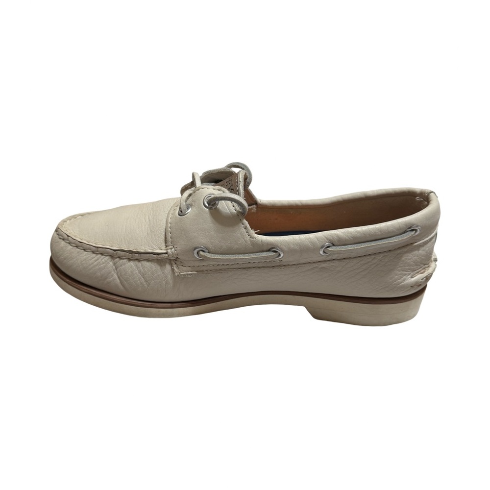 Sperry Off White Boat Shoes Moccasin-Style